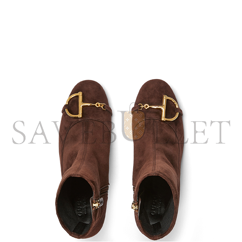 GUCCI WOMEN'S ANKLE BOOT WITH HALF HORSEBIT 849549